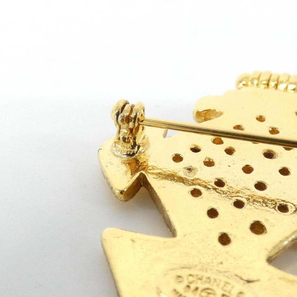 CHANEL Authentic Gold Brooch - Picture 6 of 6